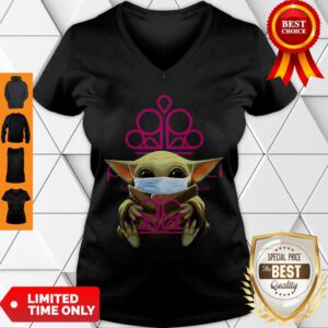 Star Wars Baby Yoda Mask Hug Paparazzi Accessories COVID-19 V-Neck