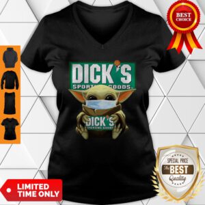 Star Wars Baby Yoda Mask Hug Dick’s Sporting Goods COVID-19 V-neck