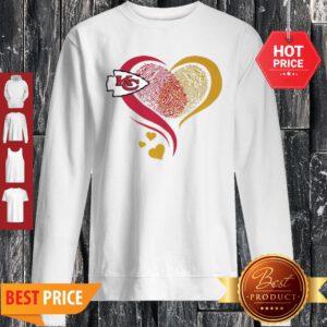 Official Kansa City Chief Heart Fingerprint Sweatshirt