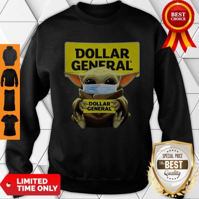 Star Wars Baby Yoda Mask Hug Dollar General COVID-19 Sweatshirt