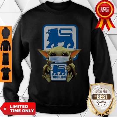 Star Wars Baby Yoda Mask Hug Food Lion COVID-19 Sweatshirt