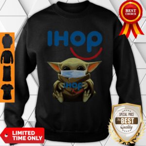 Star Wars Baby Yoda Mask Hug IHop COVID-19 Sweatshirt