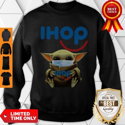 Star Wars Baby Yoda Mask Hug IHop COVID-19 Sweatshirt