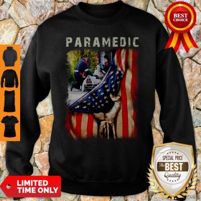 Paramedic American Flag Independence Day Sweatshirt