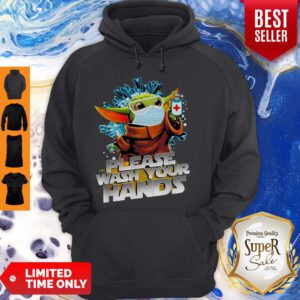 Baby Yoda Mask Please Wash Your Hands Coronavirus Hoodie