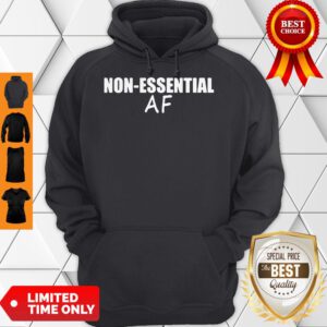 Cute Virus Pandemic Funny Non-Essential AF Hoodie