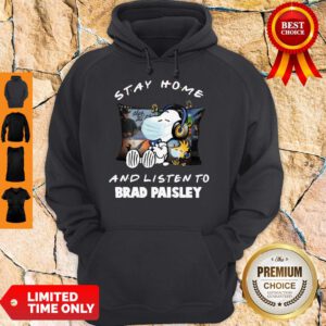 Snoopy Stay Home And Listen To Brad Paisley COVID-19 Hoodie