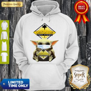 Good Baby Yoda Hug California Pizza Kitchen Hoodie
