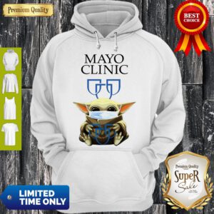 Good Baby Yoda Hug Mayo Clinic COVID-19 2020 Hoodie