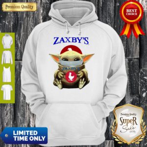 Good Baby Yoda Mask Hug Zaxby’s Hoodie