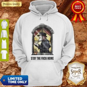 Plague Doctor Stay The Fuck Home Coronavirus Hoodie