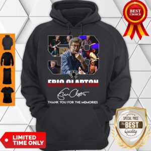 58 Years Of 1962 2020 Eric Clapton Thank You For The Memories Signature Hoodie