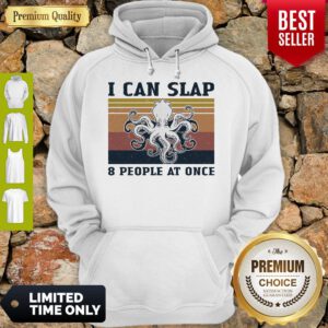 Official Octopus I Can Slap 8 People At Once Vintage Hoodie