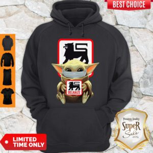 Pretty Baby Yoda Face Mask Hug Delhaize Hoodie