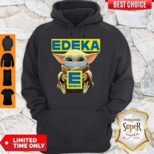 Pretty Baby Yoda Face Mask Hug Edeka Hoodie