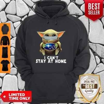 Star Wars Baby Yoda Mask Hug Subaru I Can’t Stay At Home Hoodie