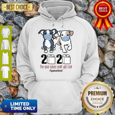 Dogs Mask 2020 The Year When Shit Got Real Quarantined COVID-19 ShirtDogs Mask 2020 The Year When Shit Got Real Quarantined COVID-19 Hoodie
