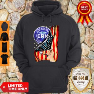 Emergency Room And American Flag Hoodie