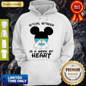 Mickey Mouse Social Worker Is A Work Of Heart COVID-19 Hoodie