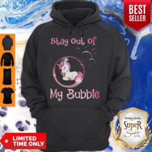 Official Stay Out Of My Bubble Version Unicorn Hoodie