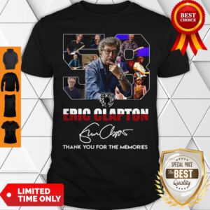 58 Years Of 1962 2020 Eric Clapton Thank You For The Memories Signature Shirt