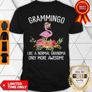 Grammingo Like A Normal Grandma Only More Awesome Shirt