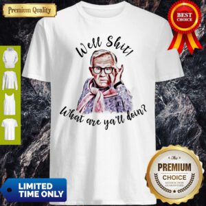 Top Leslie Jordan Well Shit What Are Y'all Doing VV-neck