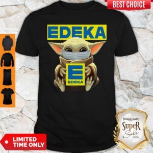 Pretty Baby Yoda Face Mask Hug Edeka Shirt