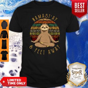 Yoga Sloth Namast’ay 6 Feet Away Vintage Shirt