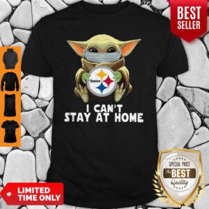 Star Wars Baby Yoda Mask Hug Pittsburgh Steelers I Can’t Stay At Home Shirt
