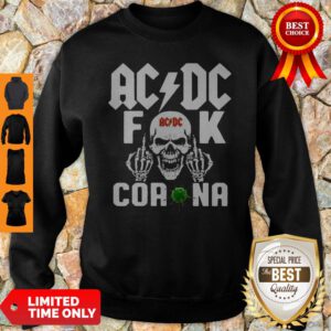Pretty AC DC Skull Fuck Corona Sweatshirt