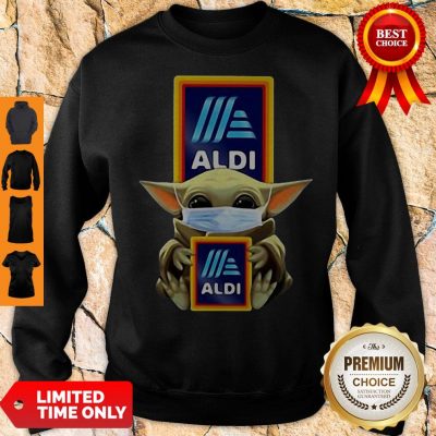 Official Baby Yoda Mask Aldi Coronavirus Sweatshirt