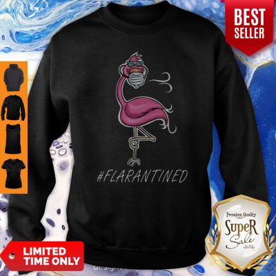 Flamingo Mask #Flarantined COVID-19 Sweatshirt