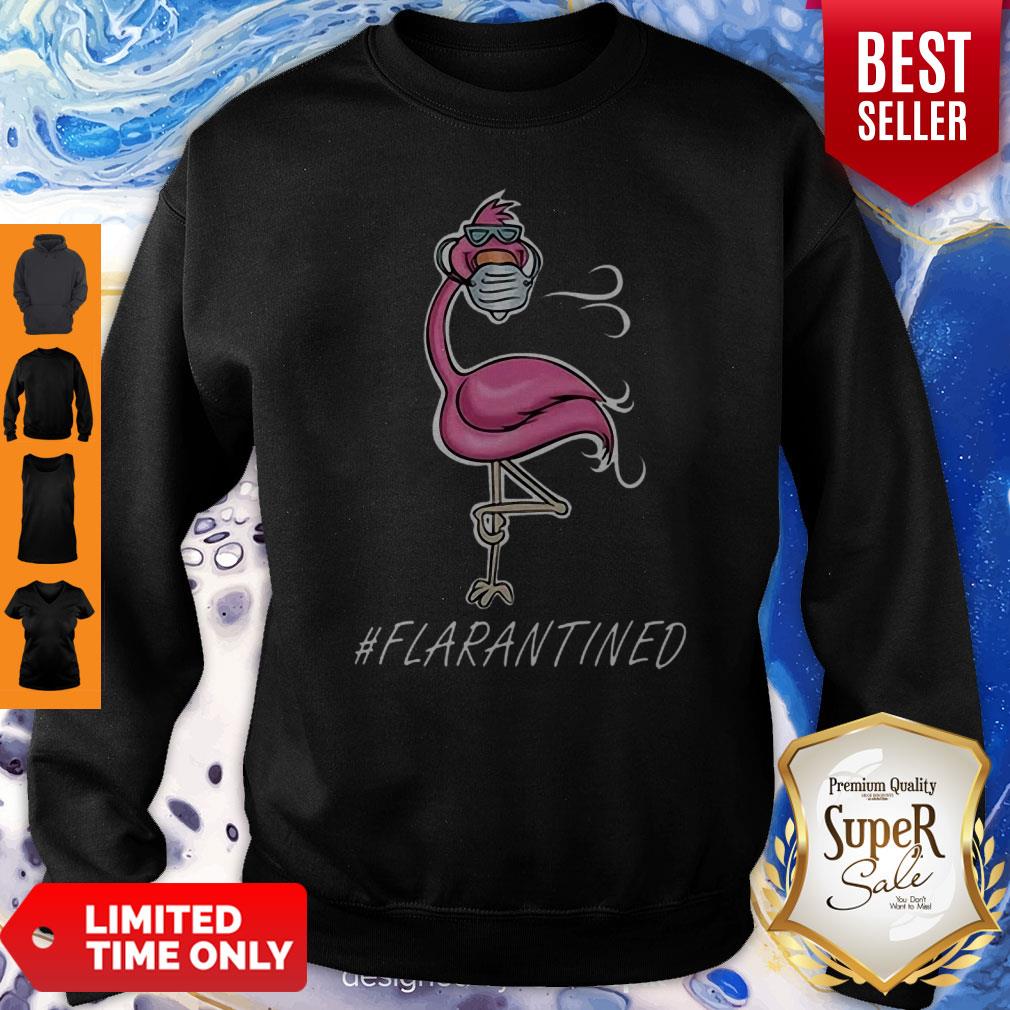 Flamingo Mask #Flarantined COVID-19 Sweatshirt Flamingo Mask #Flarantined COVID-19 Sweatshirt
