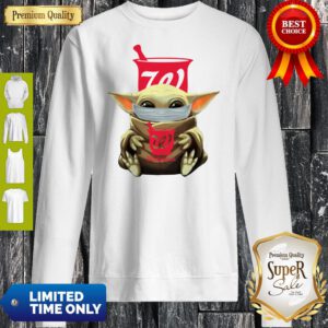 Good Baby Yoda Mask Hug Walgreens Sweatshirt