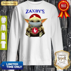 Good Baby Yoda Mask Hug Zaxby’s Sweatshirt