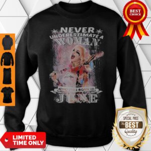 Harley Quinn Never Underestimate A Woman Who Was Born In June Sweatshirt