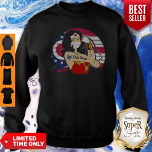 Vintage Wonder Woman Ohio Nurse Stethoscope COVID-19 Sweatshirt