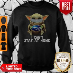 Star Wars Baby Yoda Mask Hug Subaru I Can’t Stay At Home Sweatshirt