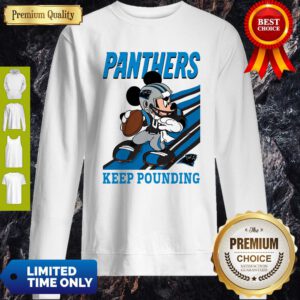 Mickey Mouse Carolina Panthers Keep Pounding Sweatshirt