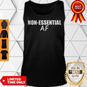 Cute Virus Pandemic Funny Non-Essential AF Tank Top