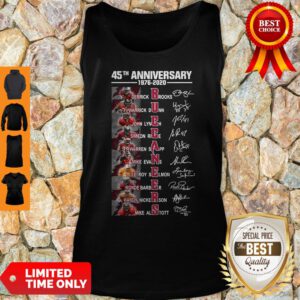 45Th Anniversary 1976 – 2020 Buccaneers Signatures Tank Top
