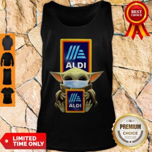 Official Baby Yoda Mask Aldi Coronavirus Tank Top