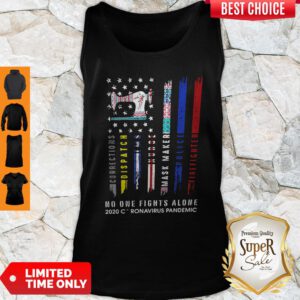 Sewing No One Fights Alone 2020 Coronavirus Pandemic Tank Top
