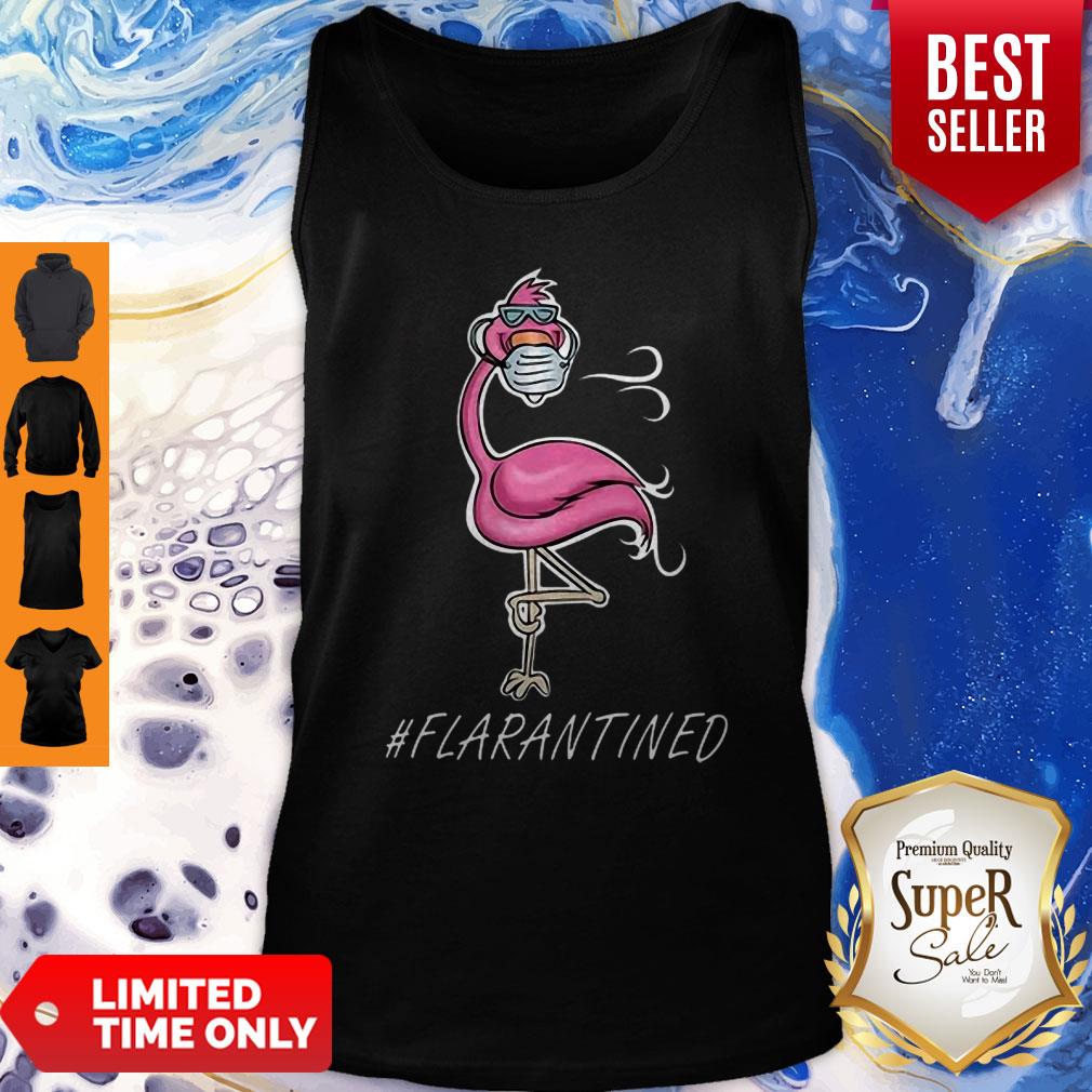 Flamingo Mask #Flarantined COVID-19 Tank Top Flamingo Mask #Flarantined COVID-19 Tank Top