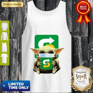 Good Baby Yoda Mask Hug Subway Tank Top