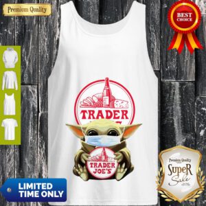 Good Baby Yoda Mask Hug Trader Joe’s Tank Top