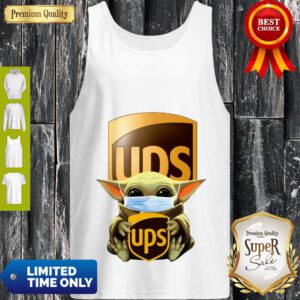 Good Baby Yoda Mask Hug UPS Tank Top