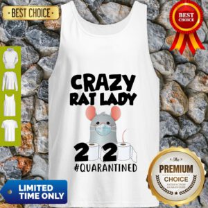 Premium Crazy Rat Lady 2020 Quarantined Tank Top