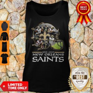 2019 – 2020 New Orleans Saints Team Player Signatures Tank Top